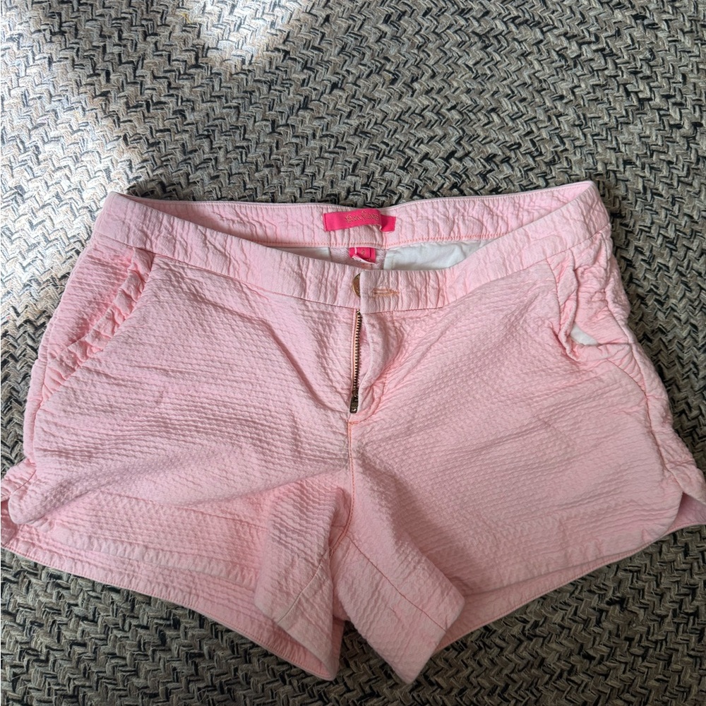 Lilly Pulitzer Light Pink High Waist Shorts